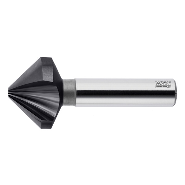WSG 5259 Svasatore 90° Codolo Cilindrico a 3 Taglienti in HSS Tiain DIN 335 C - WSG CUTTING TOOLS